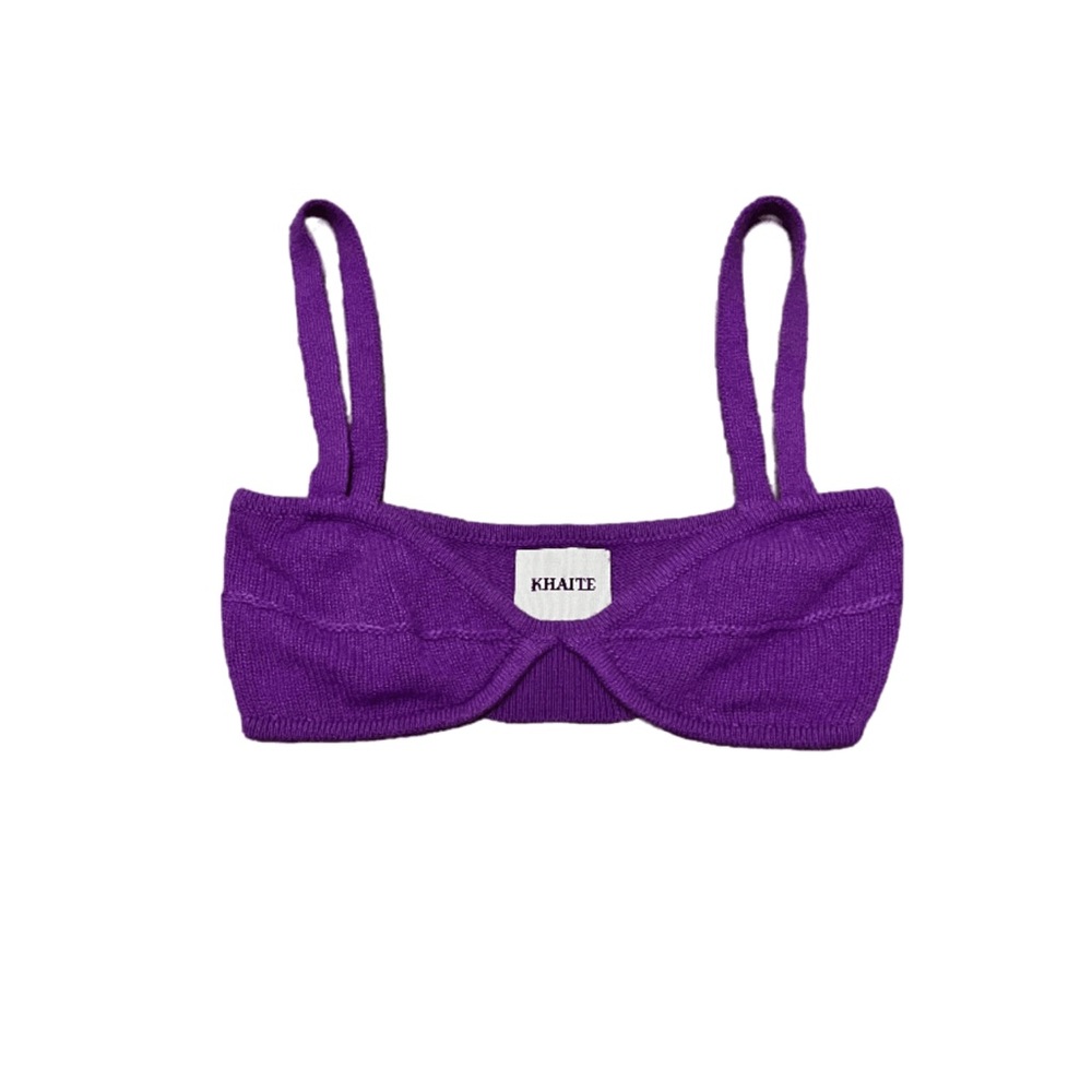 KHAITE Purple Bra